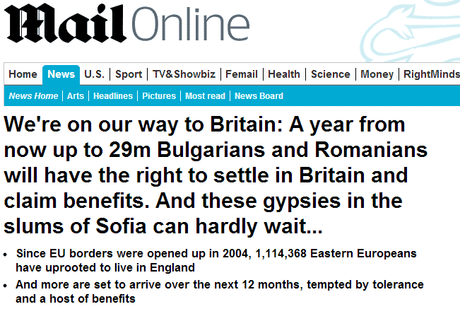 UK Nadchodzi Inwazja Romów Obawy Brytyjczyków Rosną